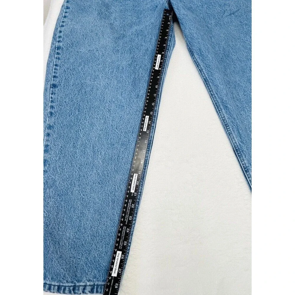 Carhartt Jeans Relaxed Fit‎ 46 x30 Taper Leg Blue Denim B17 STW Stone Wash